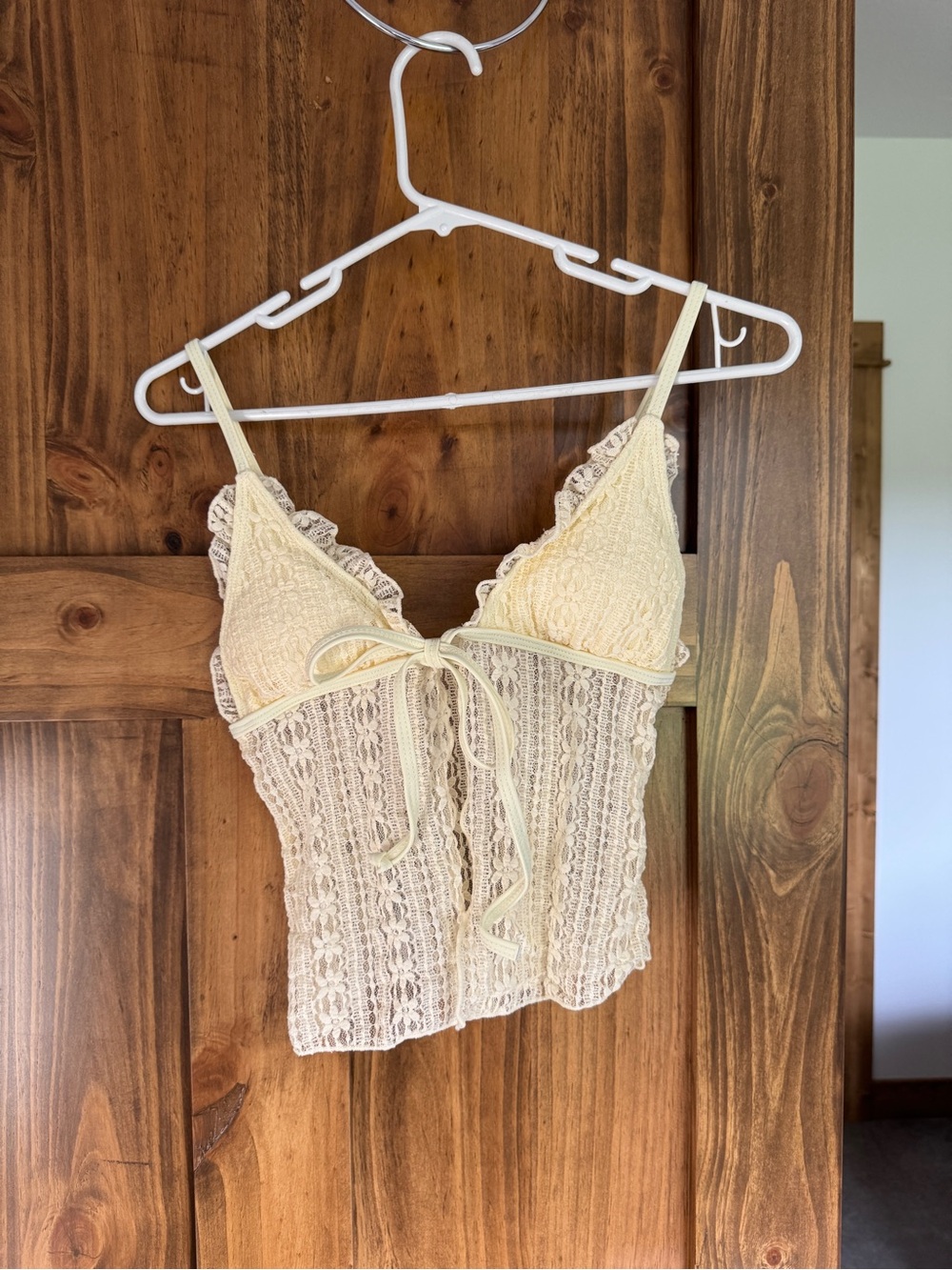 Lace Tie-Front Bikini
